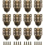 Ahlsen 12pcs boîte cadeau style vintage verrous vintage pour valise mini couleur bronze loquets verrous ... Ahlsen 12pcs boîte cadeau style vintage verrous vintage pour valise mini couleur bronze loquets verrous ...