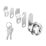 16mm serrure de scurit de came d'armoire pour bote aux lettres /  outils, casier, classeur avec 5 ...