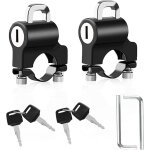 Ahlsen - 2 pices antivol casque moto de antivol attache casque accessoire moto casque antivol verrouillage ...