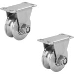 Ahlsen 2 pièces poulie de levage mouflage inox, u - poulies simple pour cable, 48mm poulie avec roulements, ... Ahlsen 2 pièces poulie de levage mouflage inox, u - poulies simple pour cable, 48mm poulie avec roulements, ...