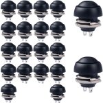 20pcs 12mm mini momentané interrupteur à bouton poussoir, bouton poussoir Étanche, 1a 250vac / 3a 125vac ... 20pcs 12mm mini momentané interrupteur à bouton poussoir, bouton poussoir Étanche, 1a 250vac / 3a 125vac ...