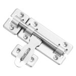 2pcs acier inoxydable - cadenas à verrou loquet targette de portail coulissant verrou de toilettes / ... 2pcs acier inoxydable - cadenas à verrou loquet targette de portail coulissant verrou de toilettes / ...