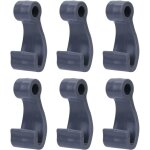 Ahlsen - 6 pi�ces crochets corde fixation � pression en plastique crochets en forme j pour bateau gonflable ...