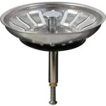 Ahlsen bouchon evier cuisine inox - filtre evier cuisine universel bonde evier avec grille evier cuisine ...