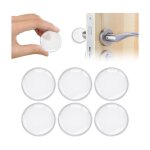 Ahlsen butées de porte murales, 12 pièces, adhésives transparentes, en silicone, solides pour portes ... Ahlsen butées de porte murales, 12 pièces, adhésives transparentes, en silicone, solides pour portes ...