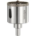Ahlsen diamant foret de scie cloche en verre avec embout pilote central pour verre, cramique carrelage ...