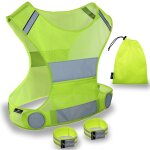 Gilet rflchissant 4 pices gilet vlo rflchissant avec bande rflchissante gilet rflchissant rglable ...