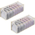 Ahlsen - rangement chaussette organiseurs de tiroir separateur tiroirs, pour chaussettes cravates foulard, ...