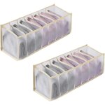 Ahlsen - rangement chaussette organiseurs de tiroir separateur tiroirs, pour chaussettes cravates foulard, ...
