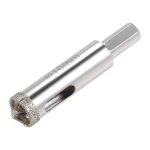 Ahlsen scie - cloche diamant avec foret central pilote 16 mm pour carrelage, porcelaine, verre, marbre, ...