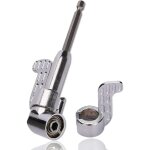 Sun flower visseuse coude 1 / 4' renvoi d'angle 105 tige hexagonale tournevis de vissage(argent) - ...