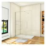 Aica sanitaire - aica paroi de douche 120x190cm paroi de douche � l'italienne avec une barre de stabilisation ...