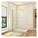 Aica sanitaire - aica paroi de douche 80x190cm paroi de douche à l'italienne avec une barre de stabilisation ... Aica sanitaire - aica paroi de douche 80x190cm paroi de douche à l'italienne avec une barre de stabilisation ...
