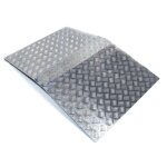 Aidapt va146f rampe de seuil de pont en aluminium, trois longueurs et hauteurs, scooter, fauteuil roulant, ...