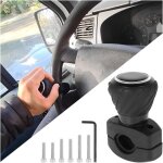 Aide � la poign�e de puissance du volant, bouton universel du volant de voiture, boule de poign�e de ...