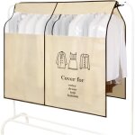 Aiducho housses de v�tements transparent fen�tre anti - poussi�re v�tements housse prot�ge portant universelle ...