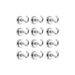 Aierq crochets magnétiques, crochet aimants, puissant aimant néodyme force d'attraction de 3 - 5 kg (12 ... Aierq crochets magnétiques, crochet aimants, puissant aimant néodyme force d'attraction de 3 - 5 kg (12 ...
