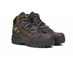 Chaussures de scurit cuir aigle s3 nassio evo dark brown - tanche et respirante