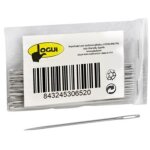 Aiguilles � coudre pour sacs, 25 unit�s - 1, 8 x 75 mm, logui