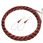 Aiguille electricien 50m tire fil electrique 5mm diam�tre aiguille tire fil, r�tractable d'installation ...