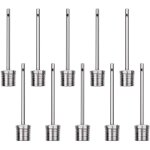 Aiguille de gonflage portable en acier inoxydable pour ballons de basketball, football et volleyball