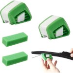 Aiguiseur de balai d'essuie - glace 2 pi�ces avec 2 �ponges, aff�teur de balai d'essuie - glace, chiffons ...