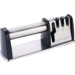 Aiguiseur de couteaux, aff�teurs de couteaux manuels pour outils avec 4 en 1 pour cuisine et maison, ...