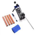 Aiguiseur de couteaux de cuisine professionnel � angle fixe 4 pierres
