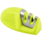 Aiguiseur de couteaux de cuisine (vert) aiguiseur de couteaux portable professionnel 2 en 1 pour couteaux ...