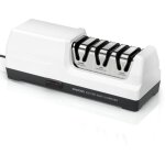 Aiguiseur de couteaux �lectrique 100% diamant, aiguiseur de couteaux de cuisine professionnel � 3 niveaux ...