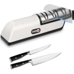 Aiguiseur couteaux �lectrique, 5 en 1 aiguiseur professionnel avec c�ble de chargement, rapide & efficace ...