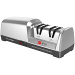 Aiguiseur de couteaux lectrique tg2302, 15 et 20 degrs, systme  3 tapes, en acier inoxydable, pour ...