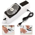 Aiguiseur de couteaux lectrique (usb), aiguiseur de couteaux double face, afftage et polissage rapides, ...