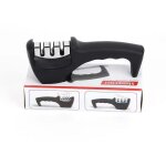 Aiguiseur de couteaux manuel � 3 niveaux pour polir, aff�ter et r�parer les couteaux de cuisine, accessoires ...