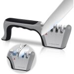 Aiguiseur couteaux professionnel, 4 - en - 1 aiguiseur de cuisine affuteur couteau et ciseaux, knife ...