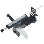 Aiguiseur de couteaux professionnel en acier inoxydable - diamant�, rotation � rabat avec angle fixe