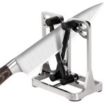 Aiguiseur couteaux professionnel aiguiseurs de couteaux manuel - affuteur couteau de cuisine pour tous ...