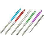 Aiguisoir  stylo double - tte en pierre de diamant d'usine, aiguisoir multifonctionnel pour hameons, ...