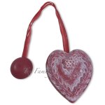 L'aimant s'arrte le rideau en bois aimants pour les rideaux legatende coeur shabby rouge bordeaux