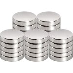 Aimant de n�odyme 15 mm de diam�tre x 3 mm pour tableau magn�tique, r�frig�rateur, tableau blanc, bureau, ...