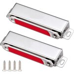 Aimant porte placard puissant 28 kg loquet magn�tiques 2 pi�ces acier inoxydable loqueteaux de porte ...
