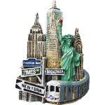 Aimant de rfrigrateur souvenir de new york, tats - unis, dcoration pour la maison et la cuisine, ...