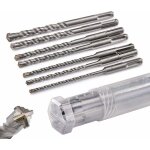 Set de forets forets marteau pour bton avec 4 tranchants dans les tailles 5, 6, 6, 8, 8, 10, 12 x 160 ... Set de forets forets marteau pour bton avec 4 tranchants dans les tailles 5, 6, 6, 8, 8, 10, 12 x 160 ...