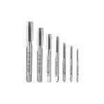Aiper 7pcs mtrique hss gauche tarauds  fileter main m3 - m12 [toutes les tailles]