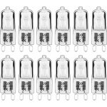 Aiperq - ymyny 12 pices g9 lampes halognes , ampoules g9 230v 28w 480lm, 2800k blanc chaud, ampoules ...