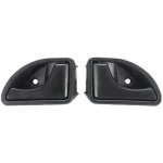 Aiperq 2 x poign�e de porte avant gauche et droite twingo / kangoo, (noir),