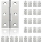 Aiperq - 24pcs petit charnières pour portes, charnière inox, diy charnières de portes pour porte placard ... Aiperq - 24pcs petit charnières pour portes, charnière inox, diy charnières de portes pour porte placard ...