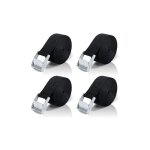 Aiperq - 5m sangle d'arrimage, 4 pices sangle  cliquet avec boucle de serrage en alliage de zinc pour ...