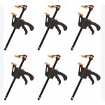 Ymyny dstockage lot de 6 serre - joints en forme de f, serre joint avec serrage rapide et facile, outils ...
