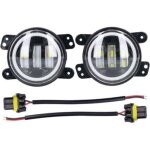 Aiperq angel eyes light 30w 3000lm led antibrouillard avant 10?30v universel pour voiture camion van ...